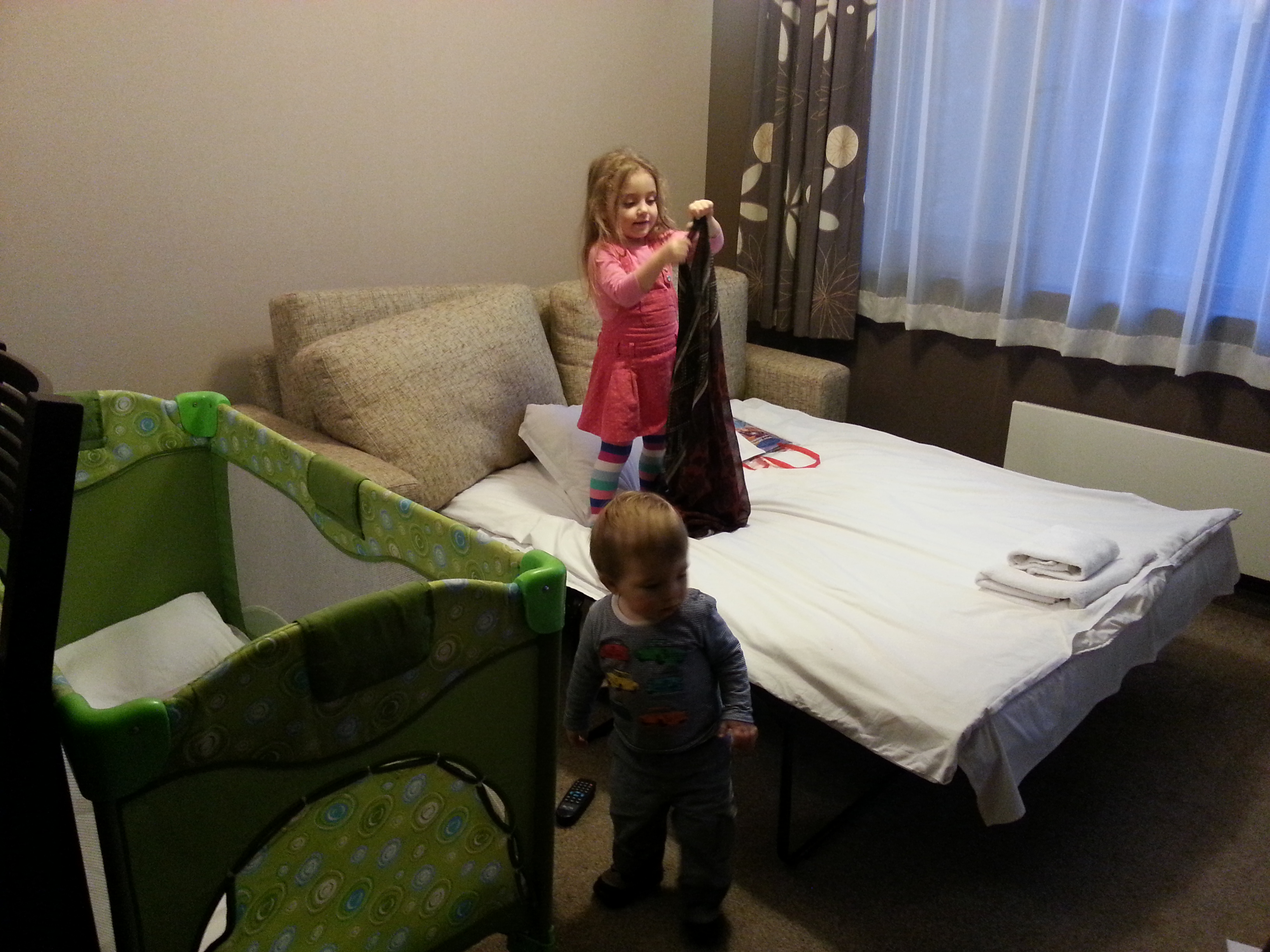 The living room